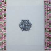pessah set with its seder tray and matzot tray