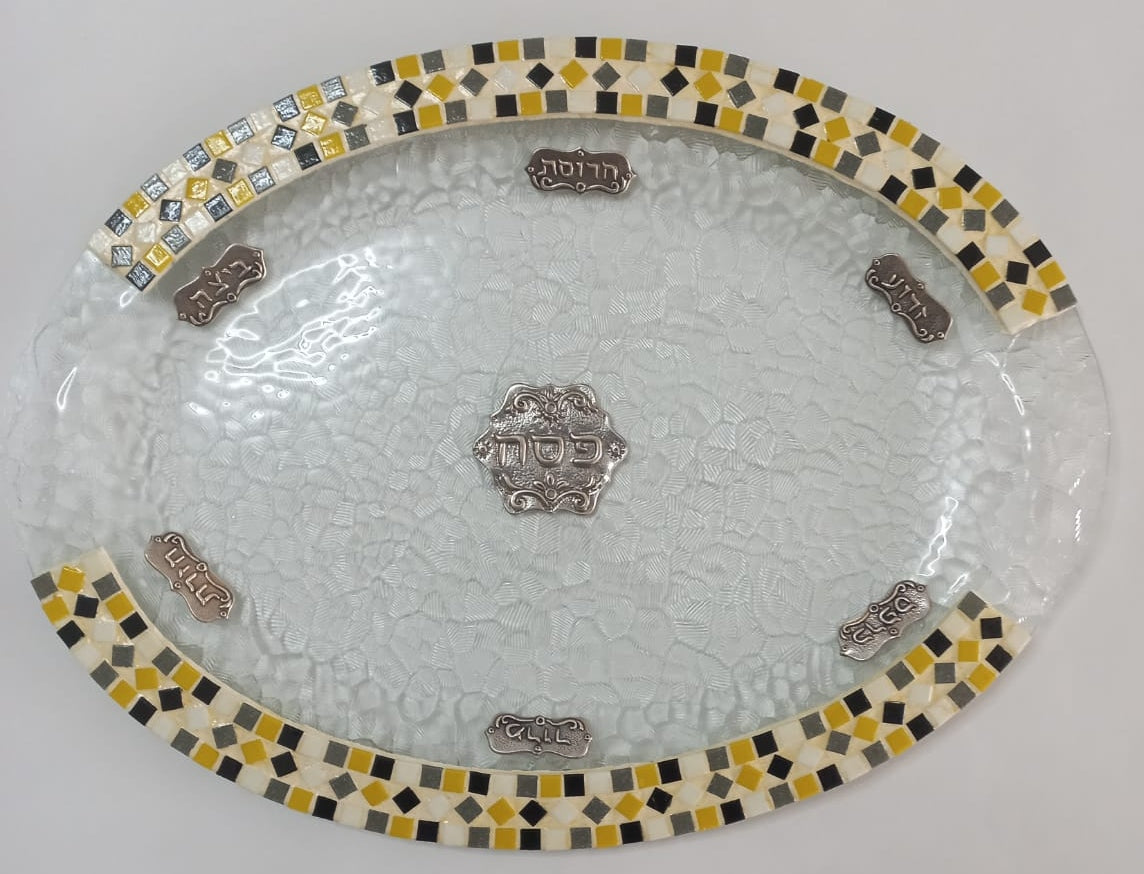 plateau de seder oval